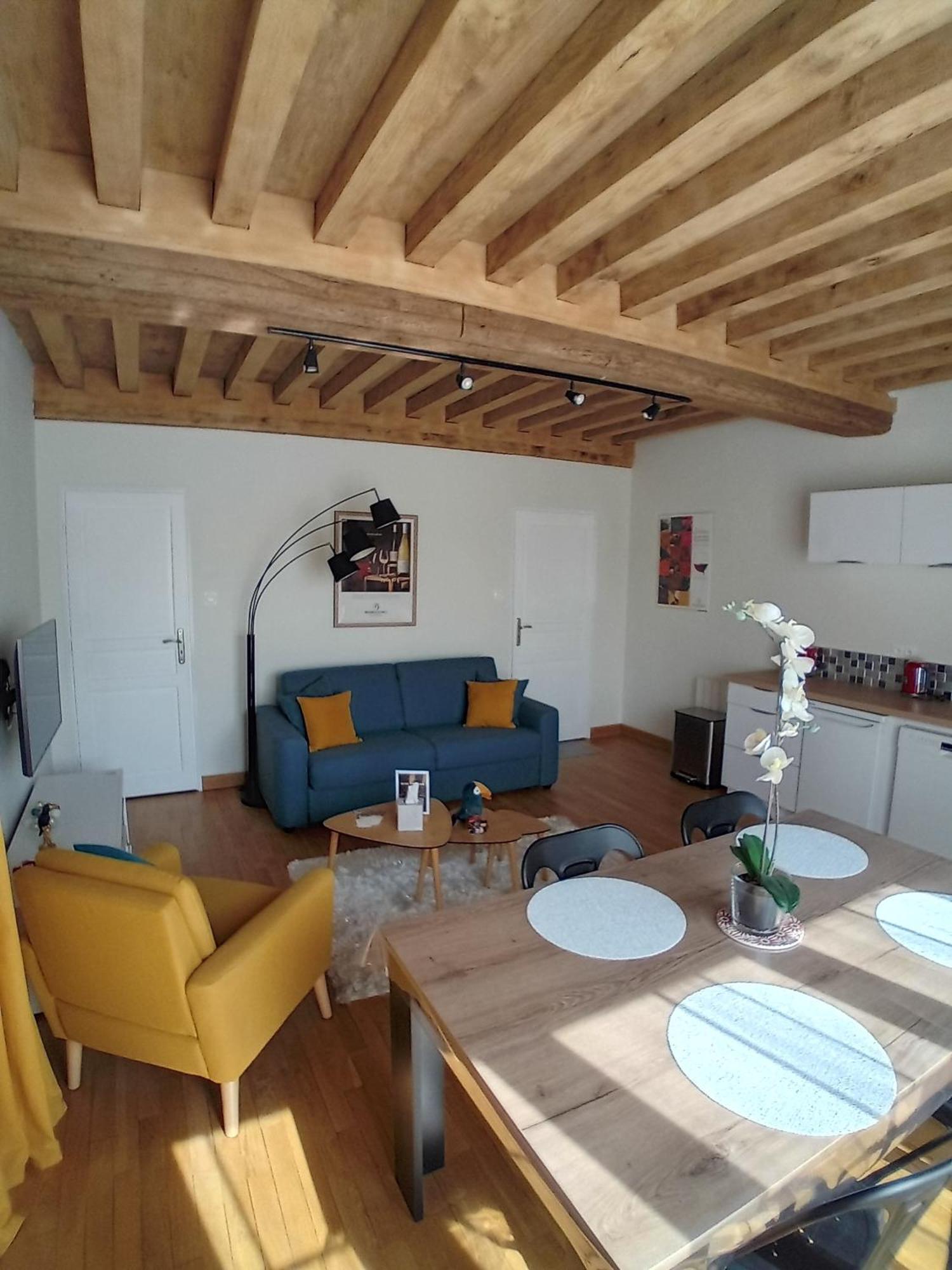 Climats Des Echaliers Appartement Beaune  Kamer foto